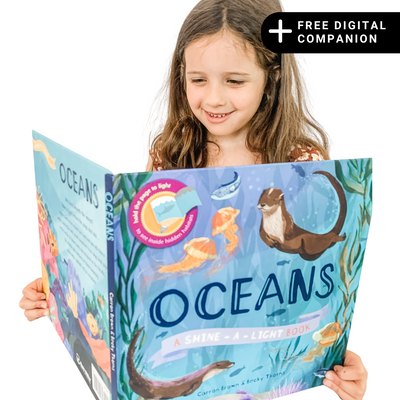 Oceans Shine-a-Light Book