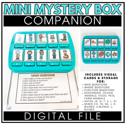 Mini Mystery Match-Up Digital File